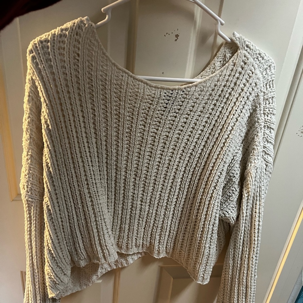 Cropped sweater